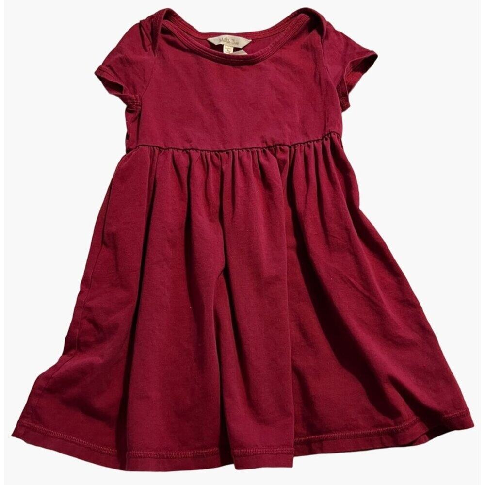 Matilda Jane Girls Size 4 Knit Lap Dress in Rhumba Red New without Tags Clean Sm